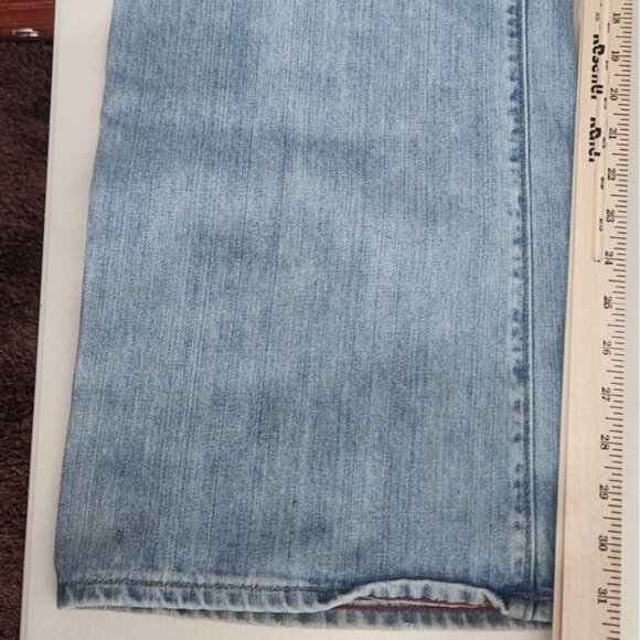 Old Navy Jeans Mens Loose Fit Light Wash Denim Size 40 Flaws - Picture 6 of 16